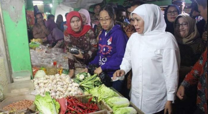 Jelang Ramadan, Gubernur Jatim Blusukan ke Pasar Sidoarjo