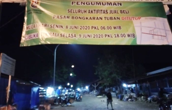 3 Pedagang Terpapar Corona, Pasar Bongkaran Tuban Ditutup Sementara 3 Pedagang Terpapar Corona, Pasar Bongkaran Tuban Ditutup Sementara