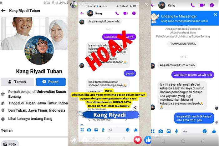 Gunakan Namanya untuk Minta Sumbangan, Wabup Tuban: itu Bukan Saya Gunakan Namanya untuk Minta Sumbangan, Wabup Tuban: itu Bukan Saya