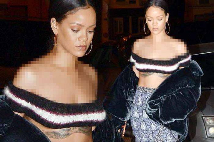 Kenang Nenek, Rihanna Bikin Tatto Sayap Malaikat di Bawah Buah Dada