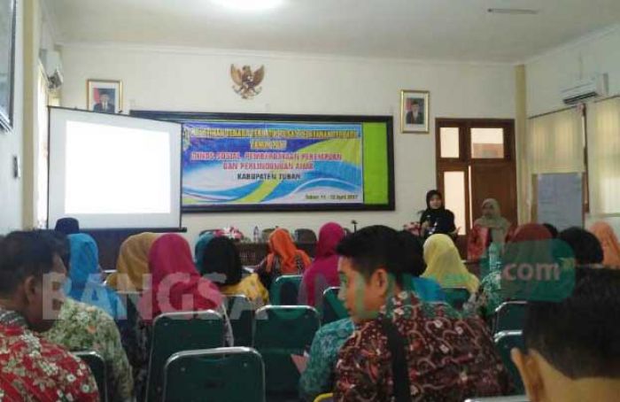 Dinsos P3A Tuban Adakan Pelatihan untuk Tenaga Pendamping Korban Kekerasan Anak dan Perempuan