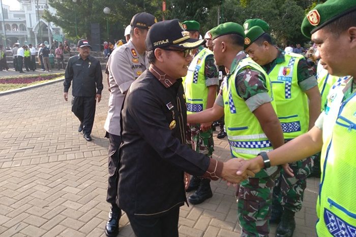 Perketat Pengamanan Malam Tahun Baru 2019 di Kota Malang, 853 Personel TNI-Polri Disiagakan