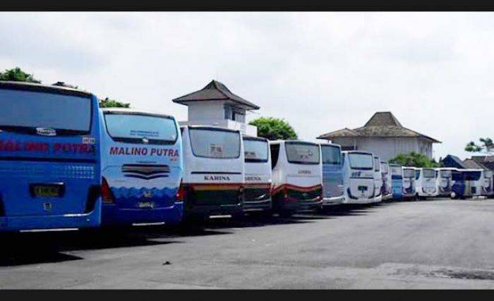 80% Angkutan Mudik Tak Laik, Bus di Terminal Arjosari Malang 