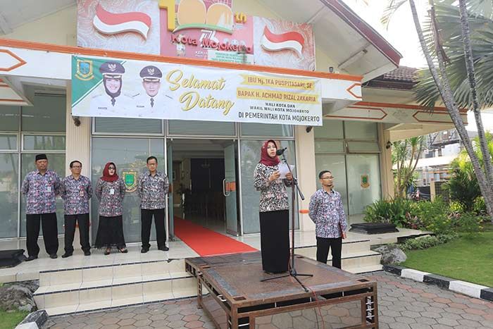 Apel Gabungan, Ning Ita Sampaikan Visi Misi Kota Mojokerto