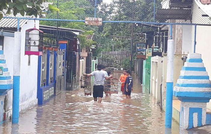 Diguyur Hujan Sebentar, Desa Kedawung Kulon Pasuruan Banjir