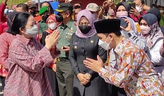 Gus Barra Sambut Kedatangan Puan Maharani ke Kabupaten Mojokerto