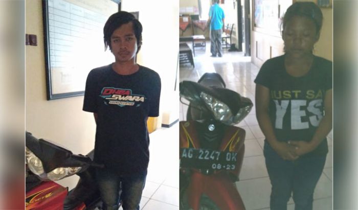 Pasutri di Blitar Kompak Jadi Pelaku Pencurian Sepeda Motor Pasutri di Blitar Kompak Jadi Pelaku Pencurian Sepeda Motor