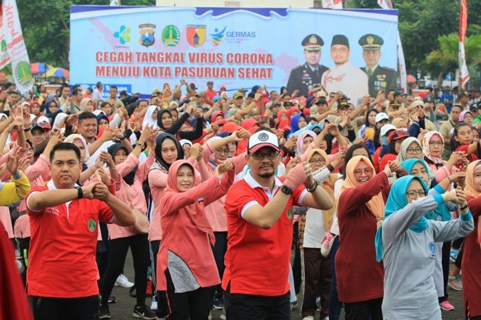 Tangkal Virus Corona, Pemkot Pasuruan Gandeng Polres dan Kodim Gelar Senam Cuci Tangan Tangkal Virus Corona, Pemkot Pasuruan Gandeng Polres dan Kodim Gelar Senam Cuci Tangan