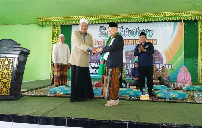 Datangi PP Sunan Drajat, Cawapres Kiai Ma Datangi PP Sunan Drajat, Cawapres Kiai Ma