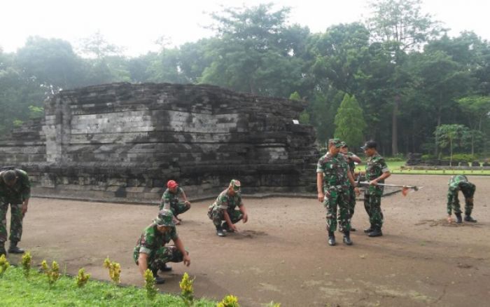 Buka Sejarah, Kawasan Candi Tegowangi Kediri Dibersihkan Buka Sejarah, Kawasan Candi Tegowangi Kediri Dibersihkan