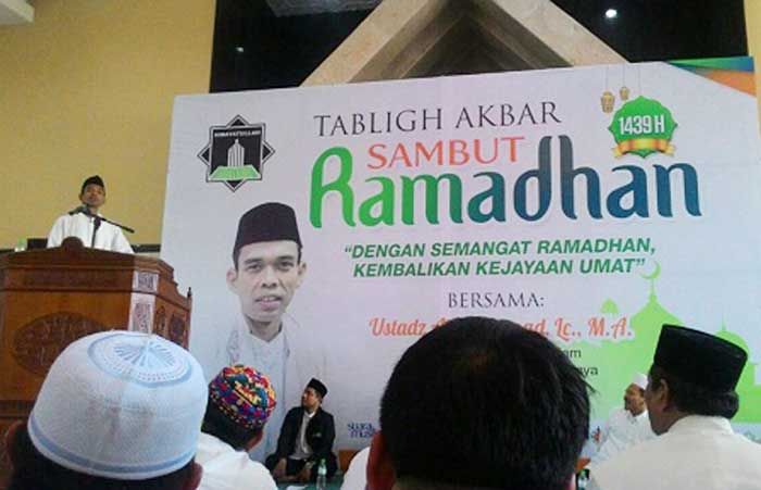 Ustad Somad Ajak Dukung Pembiayaan Penghafal Alquran