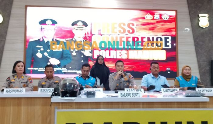 ​Polres Madiun Bekuk Pencuri Tembaga Trafo yang Nyamar Jadi Petugas PLN