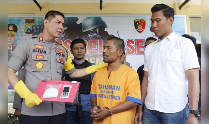 Warga Madura Ditangkap Polres Jember, Bawa 192 Gram Sabu