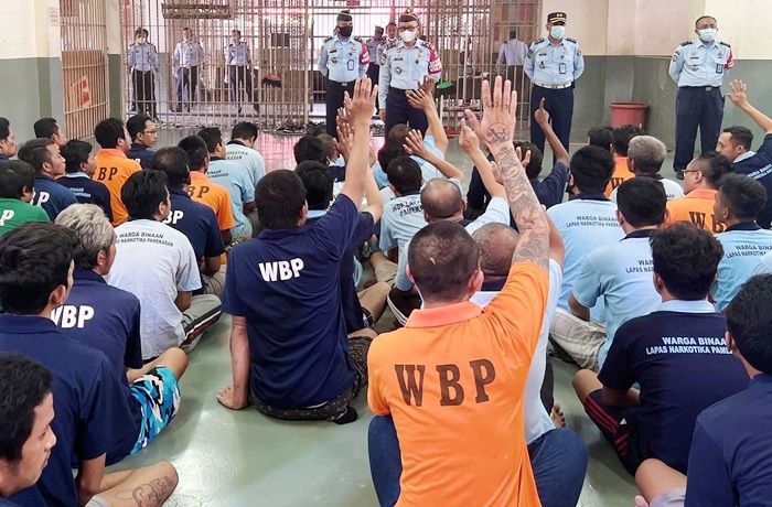 WBP Lapas Narkotika Kelas IIA Pamekasan Ikuti Sosialisasi SPPN WBP Lapas Narkotika Kelas IIA Pamekasan Ikuti Sosialisasi SPPN