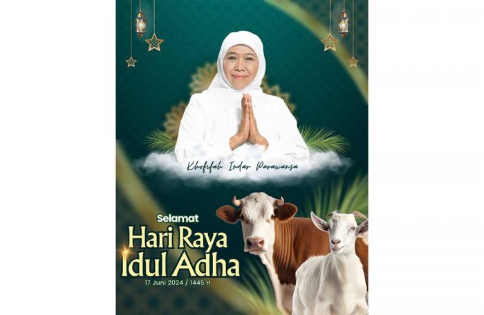 Pesan Khofifah soal Keikhlasan Berkurban pada Iduladha 1445 H Pesan Khofifah soal Keikhlasan Berkurban pada Iduladha 1445 H