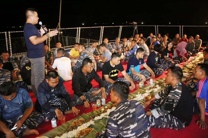 Akhiri Tugas Port Visit 2018, Satgas Jala Gardapati Gelar Makan Malam Bersama