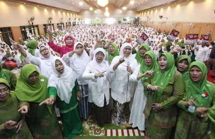 Muslimat NU Sampang Istiqomah Menangkan Khofifah-Emil