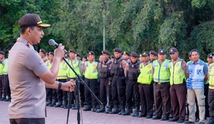 Kapolresta Sidoarjo Kerahkan 301 Personel untuk Pengamanan Pengesahan Warga Baru PSHT