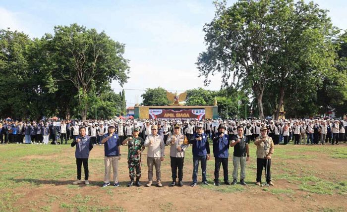 Masa Tenang, Ratusan PTPS di Kota Probolinggo Ikuti Apel Siaga Masa Tenang, Ratusan PTPS di Kota Probolinggo Ikuti Apel Siaga