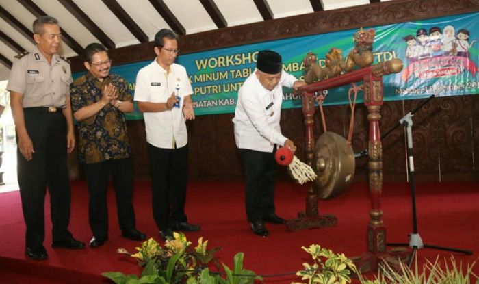 Cegah Stunting, Bupati Malang Canangkan Gerakan Serentak Minum TTD Bagi Remaja Putri