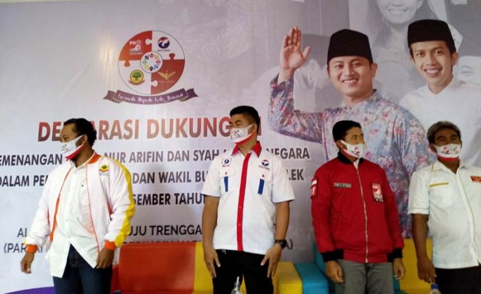 4 Parpol Nonparlemen Dukung Paslon Arifin-Syah Natanegara di Pilkada Trenggalek 4 Parpol Nonparlemen Dukung Paslon Arifin-Syah Natanegara di Pilkada Trenggalek