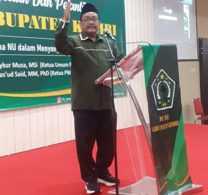 Lantik ISNU Kediri, Prof Mas