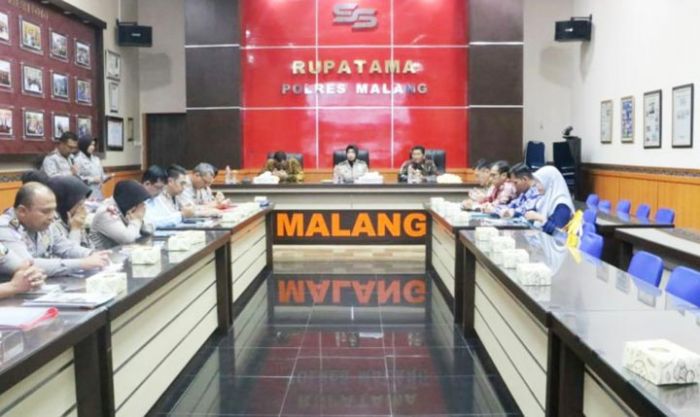 KPP Malang Utara Berguru ke Polres Malang dalam Meraih 2 Penghargaan WBK dan WBBM