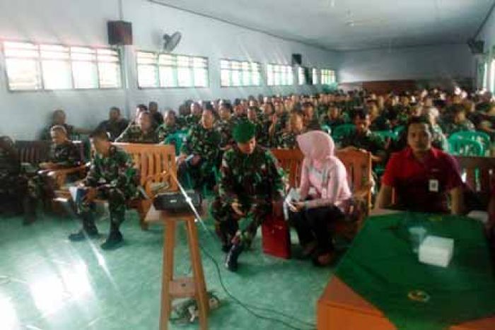 Bank Jatim Ajak Anggota Kodim 0805/Ngawi Tingkatkan Transaksi Nontunai