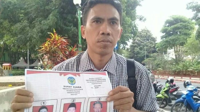 Anggap Ada Kejanggalan, Cakades Minta Pilkades Ngudikan Diulang Anggap Ada Kejanggalan, Cakades Minta Pilkades Ngudikan Diulang
