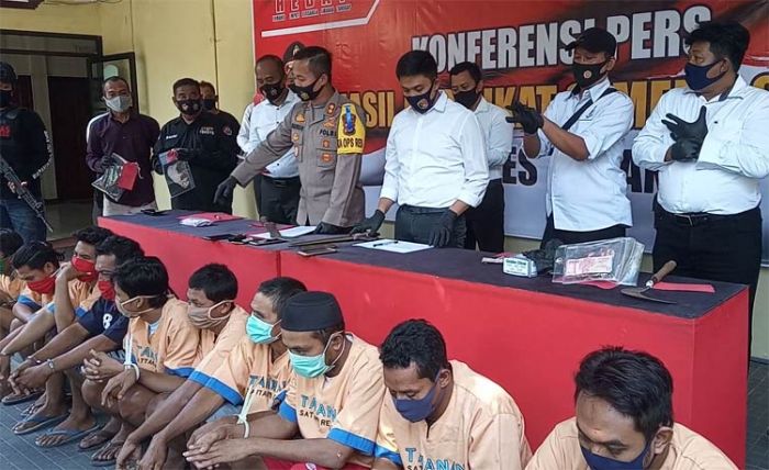 12 Hari Operasi Sikat Semeru, Polisi Tangkap 16 Pelaku Kriminal di Wilayah Tuban 12 Hari Operasi Sikat Semeru, Polisi Tangkap 16 Pelaku Kriminal di Wilayah Tuban