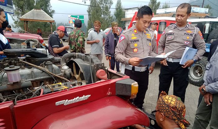 Pascainsiden Terjunnya Jip ke Jurang, Satlantas Polres Pasuruan dan Dishub Gelar Cek Fisik