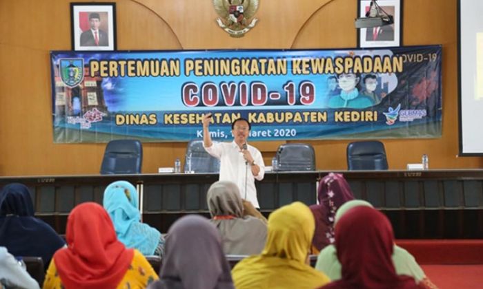 Dinkes Kediri Gelar Pertemuan Peningkatkan Kewaspadaan Covid-19