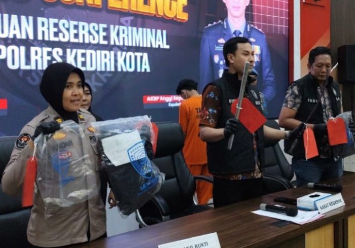 Polres Kediri Amankan 5 Pelaku Pengeroyokan, 4 Masih di Bawah Umur