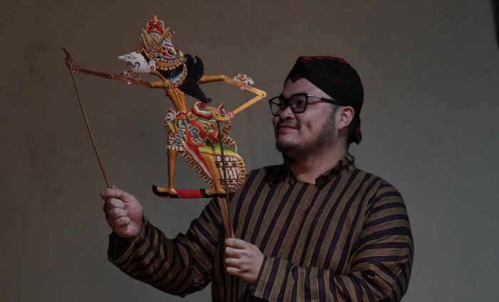 Pertama Kali, Pagelaran Wayang Kulit Bawakan Cerita dalam Babad Kadhiri Secara Utuh