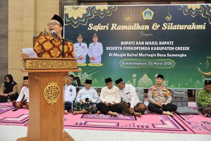 Safari Ramadhan di Masjid Baitul Muttaqin, Wabup Gresik Sebut Anggaran Pembangunan Terbatas