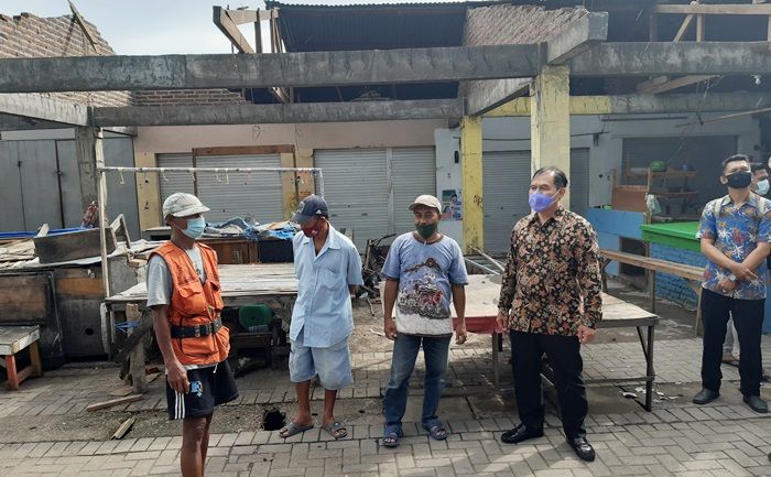Rusak Diterjang Puting Beliung, BHS Bantu Perbaikan Pasar Balongdowo Sidoarjo Rusak Diterjang Puting Beliung, BHS Bantu Perbaikan Pasar Balongdowo Sidoarjo