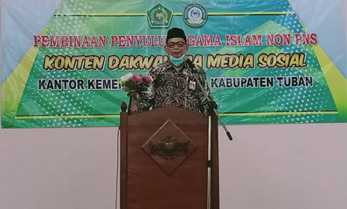 ​Gelar Pembinaan, Kemenag Tuban Minta ​Penyuluh Agama Islam Bisa Berdakwah via Digital