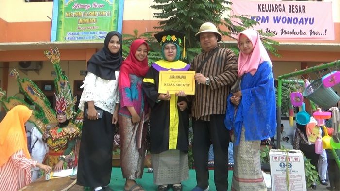 ​Peringati Tahun Baru Islam, MTs dan SMK YPM Sidoarjo Gelar Karnaval Syar