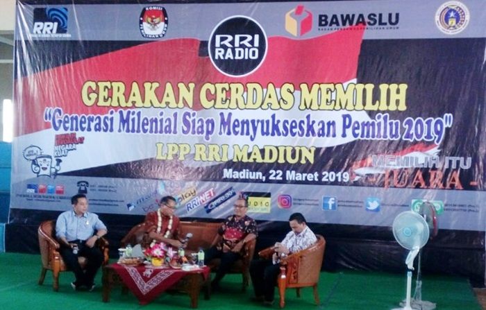 Peduli Generasi Milenial, RRI Madiun Gelar Gerakan Cerdas Memilih Peduli Generasi Milenial, RRI Madiun Gelar Gerakan Cerdas Memilih