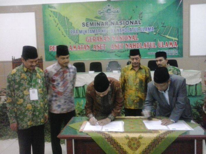 Selamatkan Aset-Aset NU,  BPN-PBNU Teken Kerjasama 