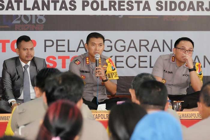 Cegah Pelanggaran dan Laka, Satlantas Polres Sidoarjo Gelar ESQ Riding Cegah Pelanggaran dan Laka, Satlantas Polres Sidoarjo Gelar ESQ Riding