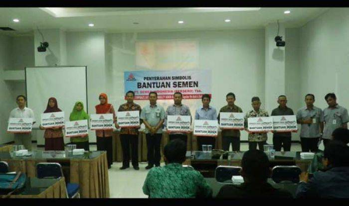 Selama 2015, PT SI Salurkan Bantuan 12.975 Sak Semen Selama 2015, PT SI Salurkan Bantuan 12.975 Sak Semen