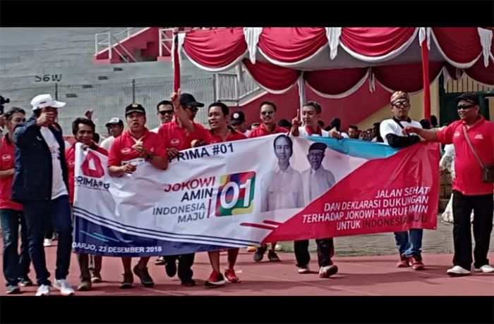 25 Ribu Relawan Prima 01 Deklarasi Dukungan untuk Jokowi-Amin 25 Ribu Relawan Prima 01 Deklarasi Dukungan untuk Jokowi-Amin