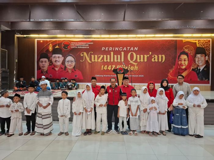 PDIP Surabaya Peringati Nuzulul Quran, Salurkan Ribuan Bingkisan untuk Duafa dan Anak Yatim