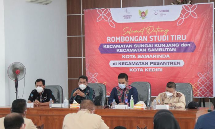 Kunjungi Kecamatan Pesantren Kota Kediri, Pemkot Samarinda Studi Tiru Prodamas Plus