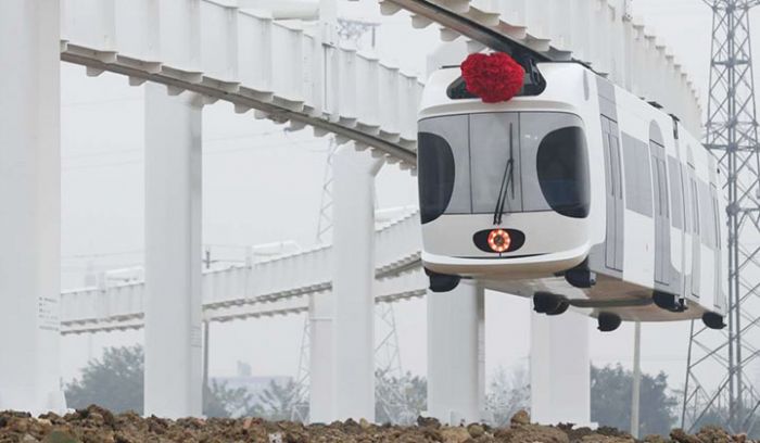 Investor Tiongkok Tawarkan Moda Transportasi Massal Skytrain ke Pemprov Jatim
