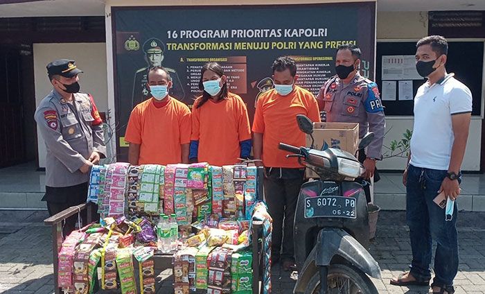 Komplotan Pembobol Warkop di Krikilan Gresik Ditangkap Polisi Komplotan Pembobol Warkop di Krikilan Gresik Ditangkap Polisi