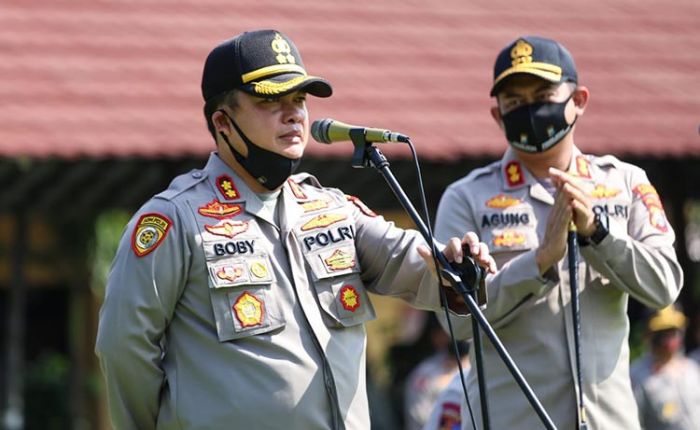 Pandemi Corona, Polres Jombang Tiadakan Acara Pisah Sambut Pergantian Pimpinan Pandemi Corona, Polres Jombang Tiadakan Acara Pisah Sambut Pergantian Pimpinan