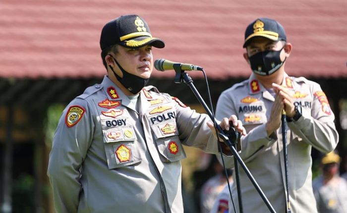 ​Pandemi Corona, Polres Jombang Tiadakan Acara Pisah Sambut Pergantian Pimpinan