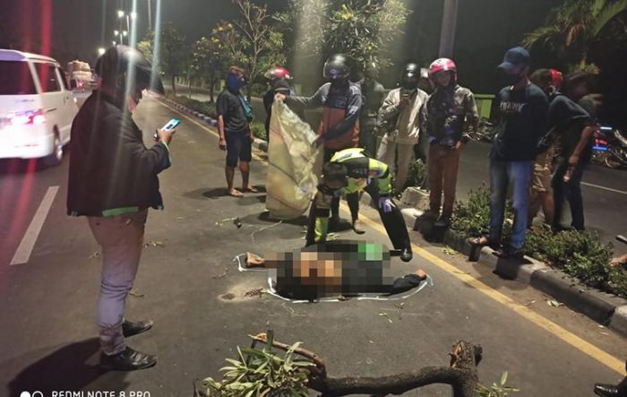 Kecelakaan Libatkan 3 Motor di Raya Gedangan Sidoarjo, 2 Orang Tewas